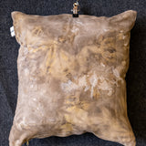 Sofa cushion cover 45x45 cm – pomegranate shell green-brown