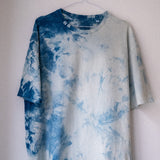 Indigo Shibori — T-Shirt färben