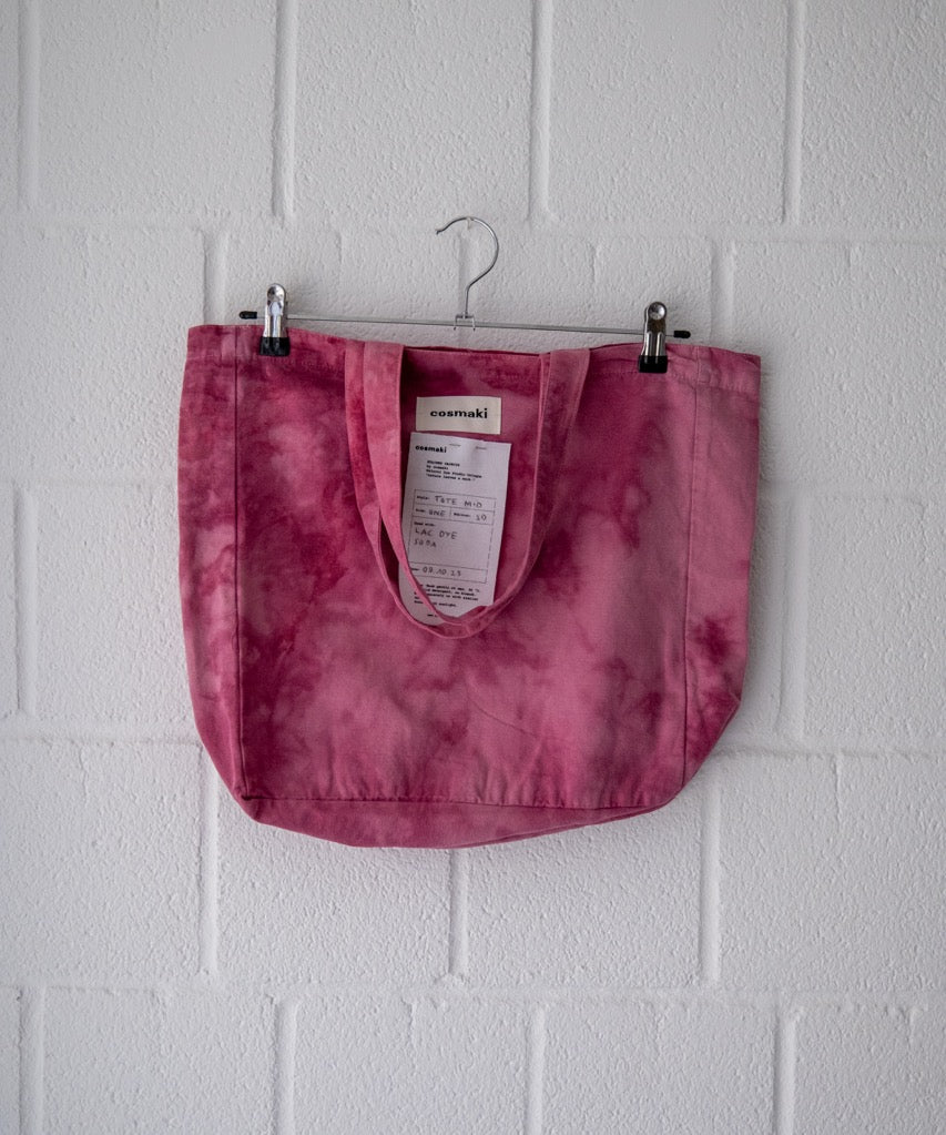 Mid Tote Bag Stain Dye Lac Dye / Soda