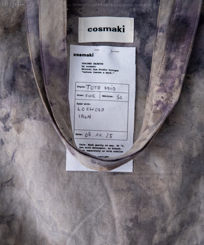Mid Tote Bag · Stain-Dye · Logwood / Iron