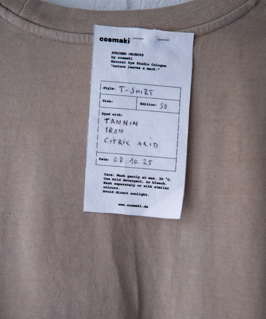 T-shirt · Tannin / Iron / Citric acid · Unisex