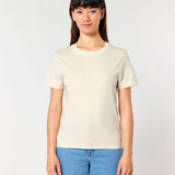 T-Shirt Frauen - Medium Fit - zum Selbstfärben (gebeizt)