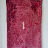 Badematte · Stain-Dye · Lac Dye / Soda · Neon-Stickerei